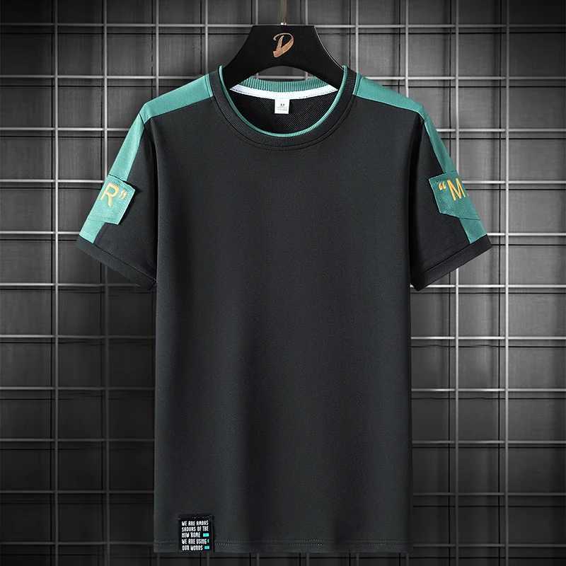 Mens short sleeved T-shirt summer white black T-shirt top T-shirt classic brand fashionable clothing plus size M-5XL O NECK M250108