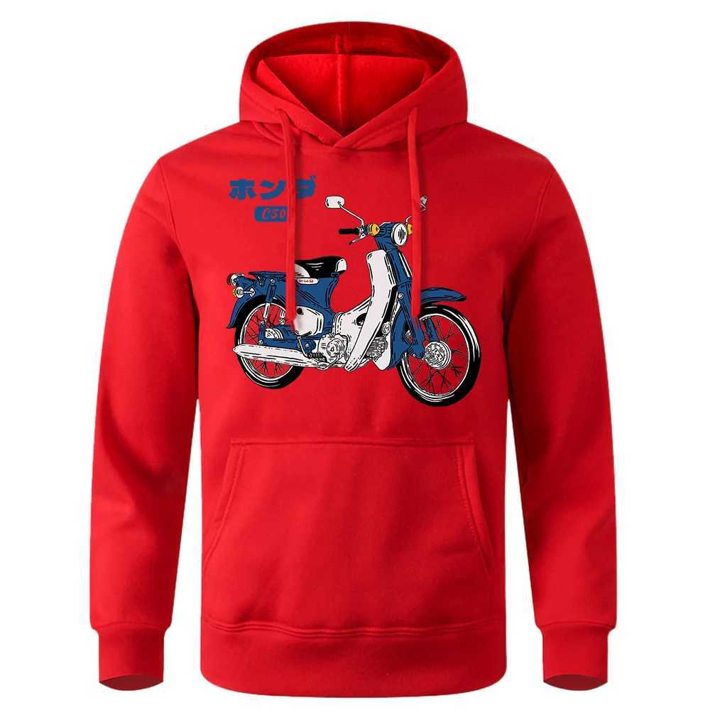 Classic Super Bear C50 Motorcycle Printed Mens Hoodie Soft Breathable Hoodie O-Neck Casual Hoodie Harajuku Tracksuit Mens W250108