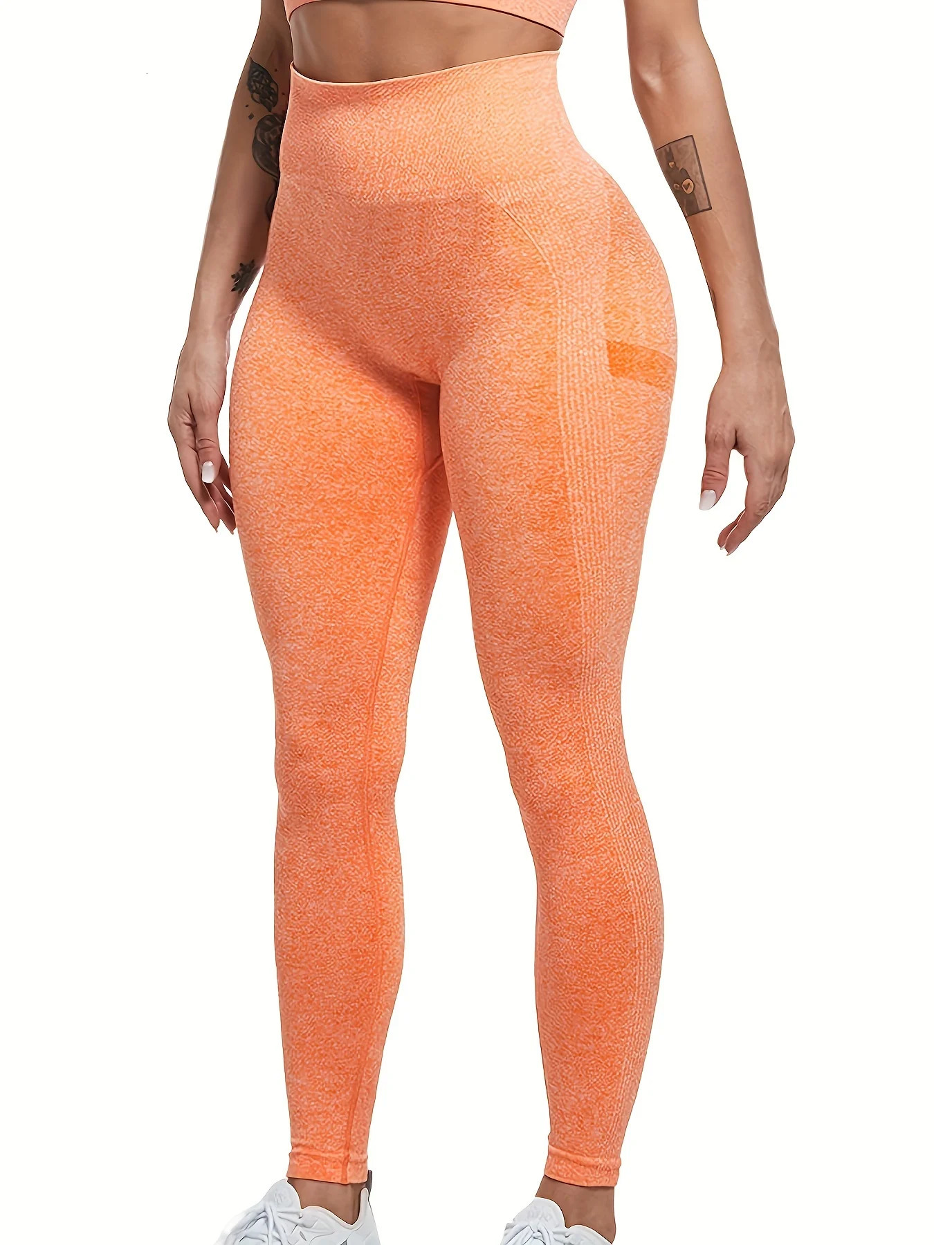 Seamless Butt Lifting Workout Leggings for Women High Waist Yoga Pants Compression Contour Tights 241231