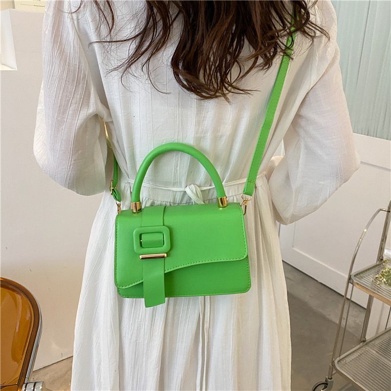 New Fashion Designer Crossbody Bag For Women Single Shoulder Outdoor Casual Handbag Solid Color Square Bag