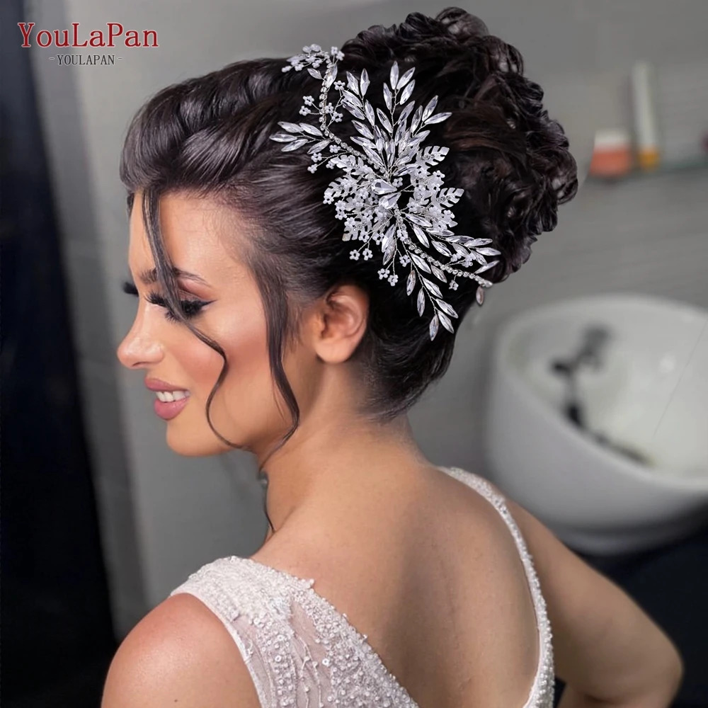 YouLaPan HP277 Bride Wedding Hair Accessories Rhinestone Headband Bridal Headpiece Hair Ornament for Women Hair Jewelry Headwear 250107
