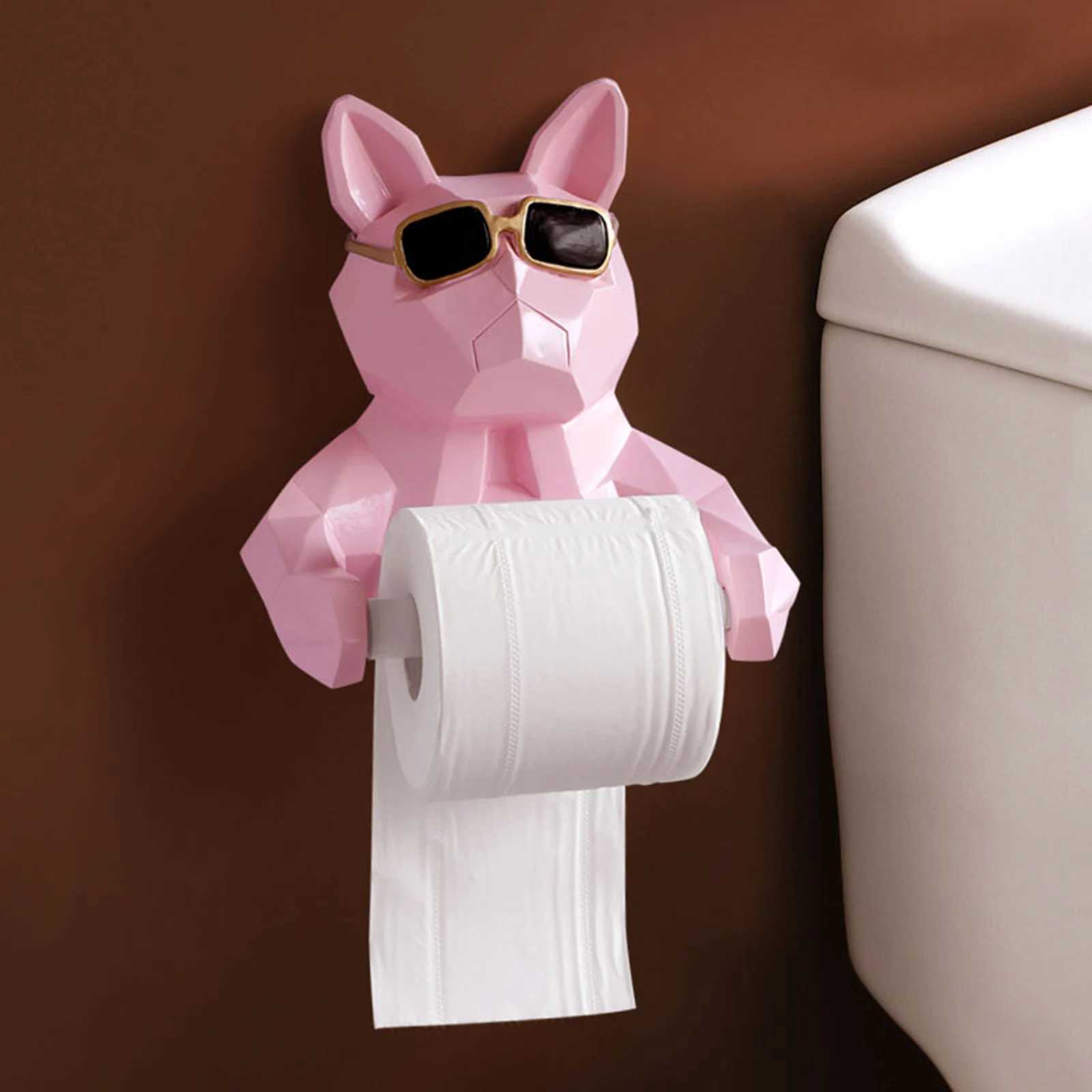 Nordic wall mounted toilet paper holder tissue holder kitchen decoration metal bathroom holder accessory storage Y250107