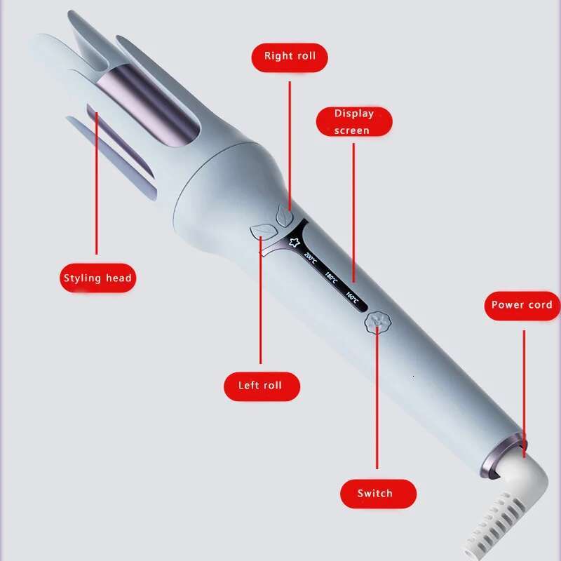 Lcd Curg Wave Styg Appliance Curler Modeler Electronic Volume Curlers Waffler Crimping Hair Iron