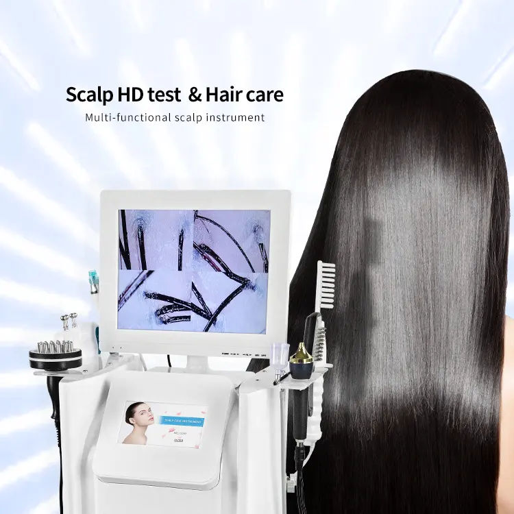 Scalp Massage Hair Follicle Detector Analyzer Beauty Equipment Anti-hair Loss Treatment Hair Regrowth Machine
