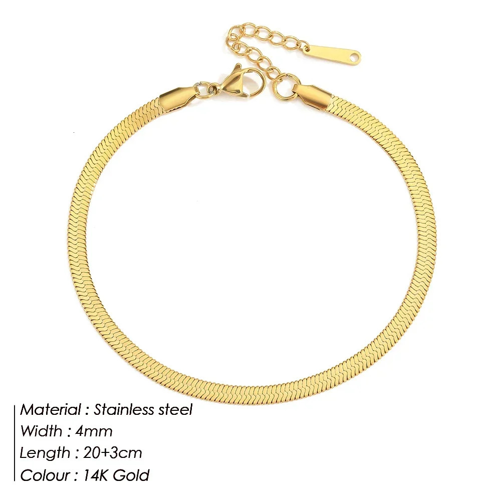 Womens 10PCS Snake Chain Foot Chains Summer WomensMens Beach Blade Chain Foot Chains Stainless Steel Non Allergic Wholesale 250107