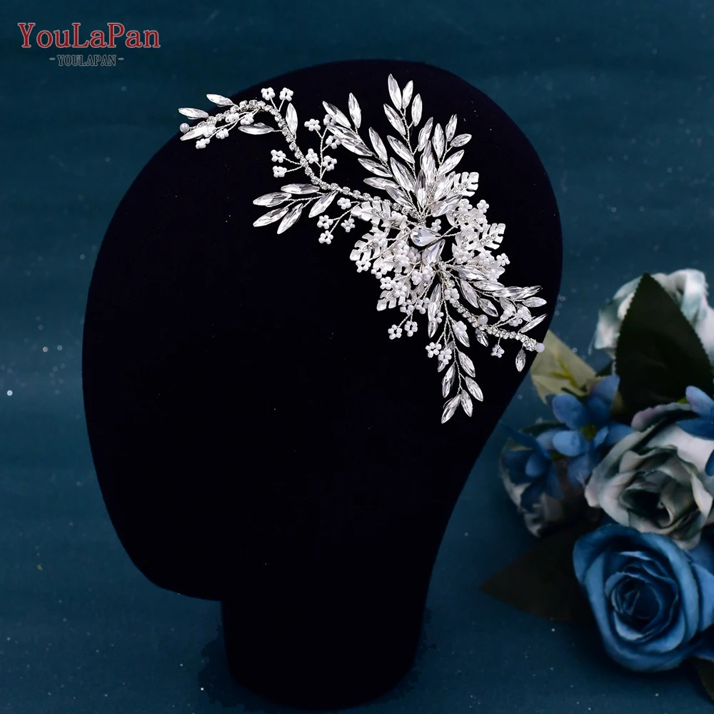 YouLaPan HP277 Bride Wedding Hair Accessories Rhinestone Headband Bridal Headpiece Hair Ornament for Women Hair Jewelry Headwear 250107