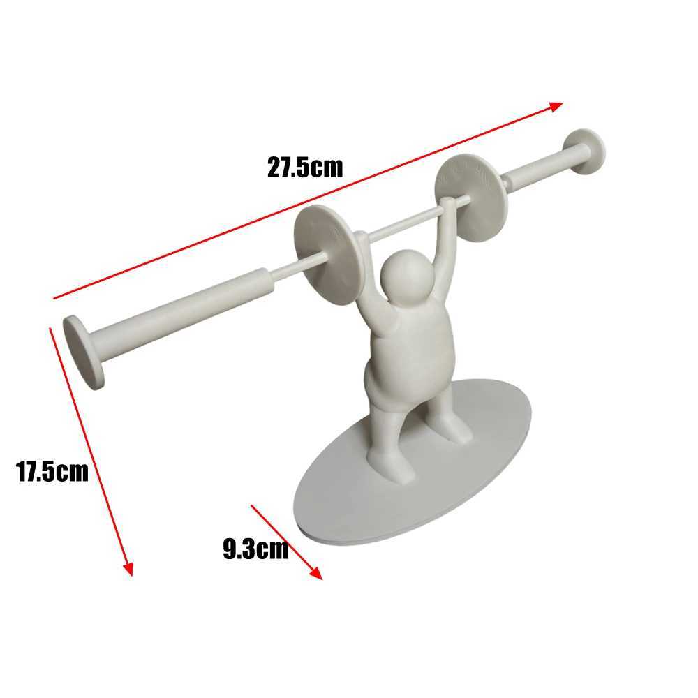 Funny Weightlifter Toilet Roll Holder Fitness Weightlifting Villain Bathroom Roll Holder 3d Printable Toilet Paper Holder Y250208
