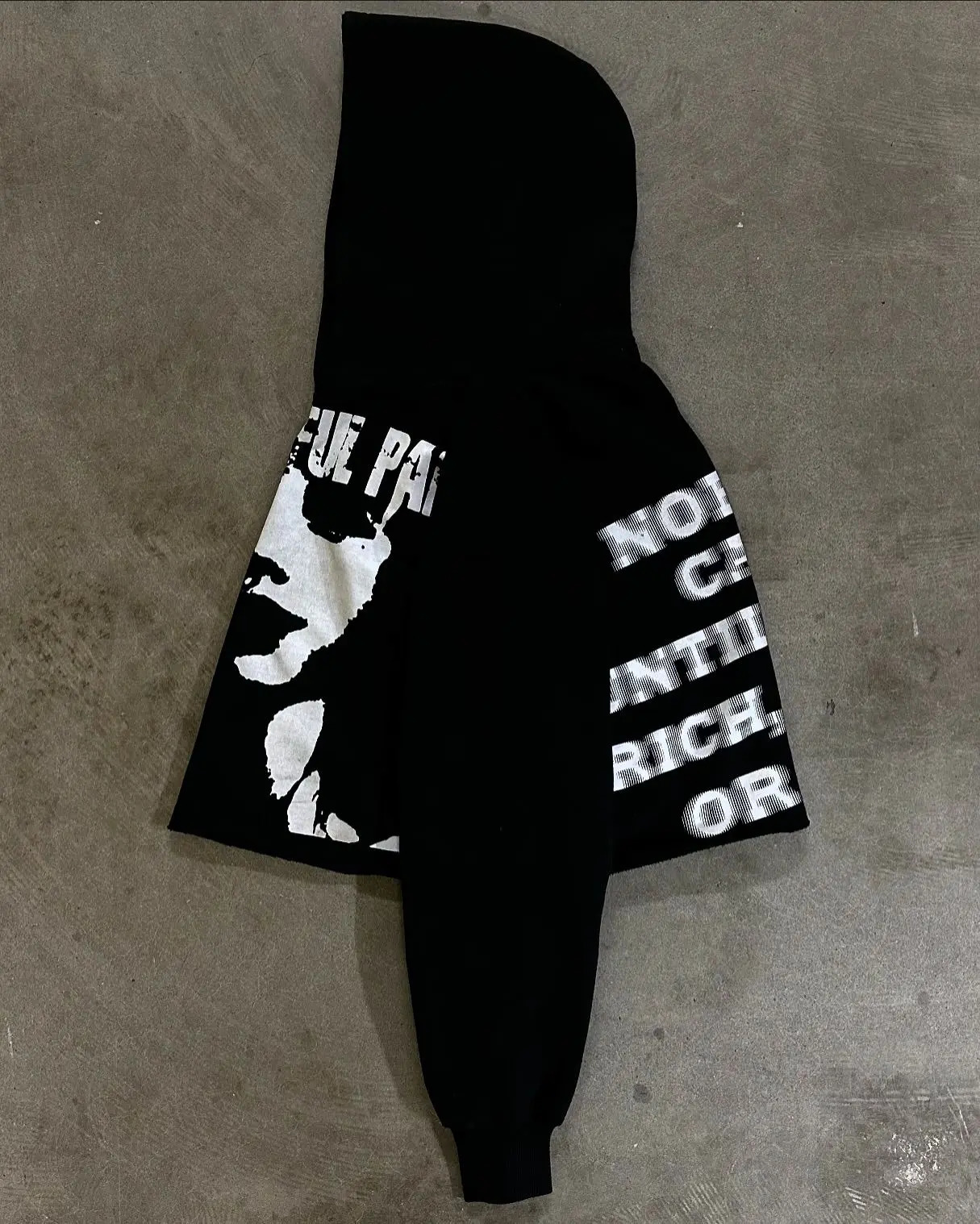 Streetwear Vintage Hoodie Coat Printed Graphics Oversize Zipper Hoodie Men Women Y2K Harajuku Hip Hop Goth Casual Sweatshirt 250107