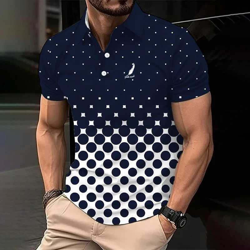 Business Casual Mens Polo Shirt Golf Polo Short Sleeve Holiday Daily Wear Spring Summer Collar Micro-elastic PolyesterXJ250108