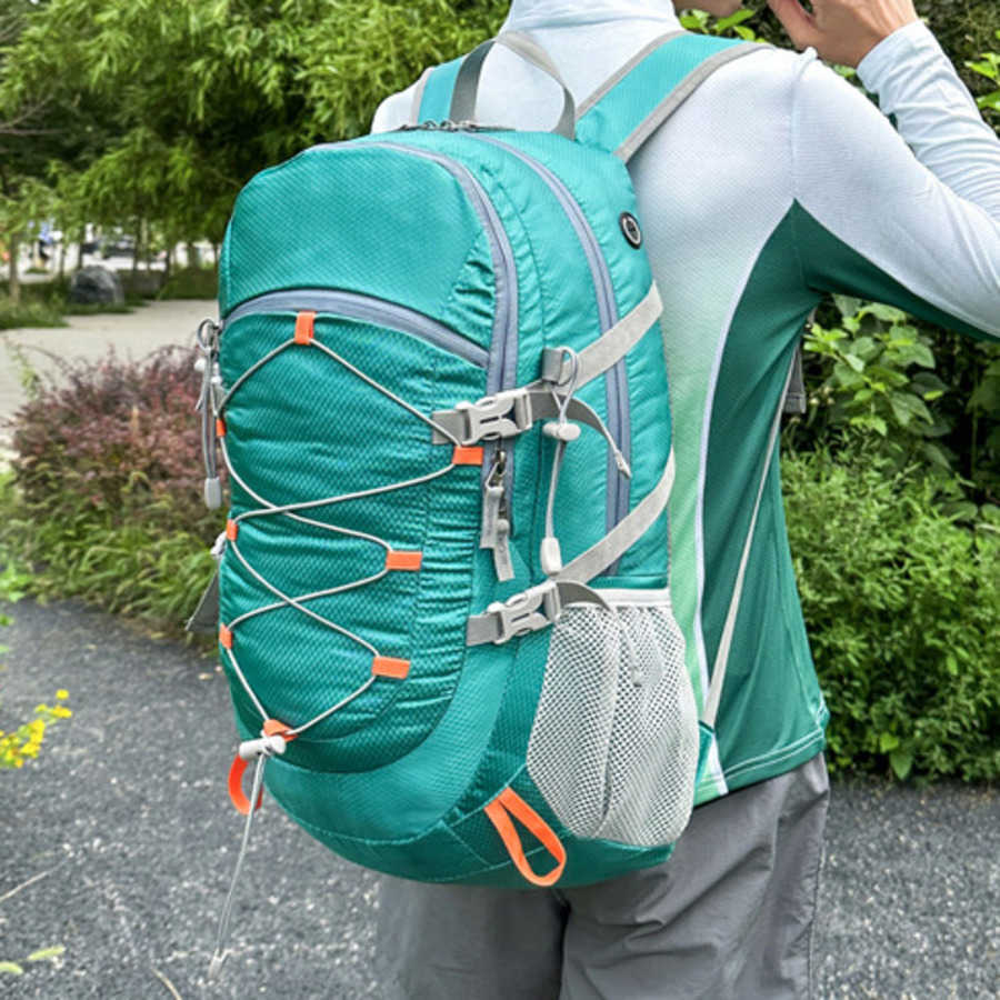 Outdoor Hiking Bag Large Capacity Hiking Camping Backpack Outdoor Travel Bag Foldable Portable Travelbag Daypack 240920