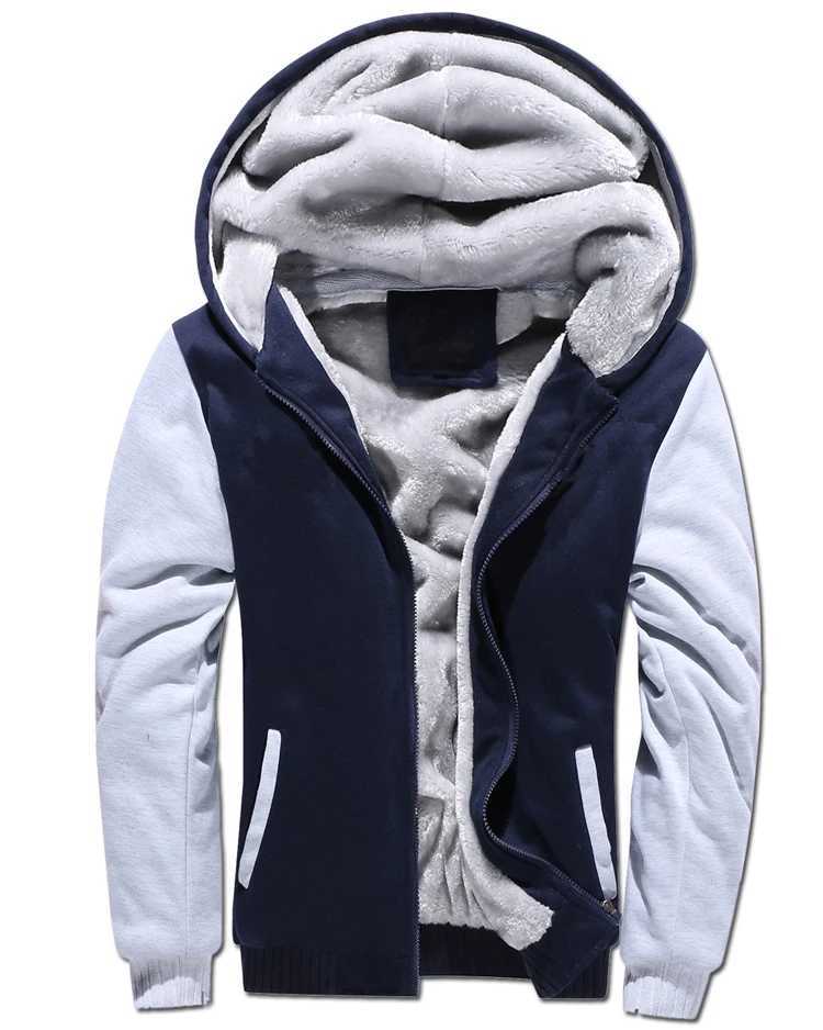 Mens coat zipper hooded sweatshirt son Goku role-playing winter wool unisex thick jacket clothing W250108