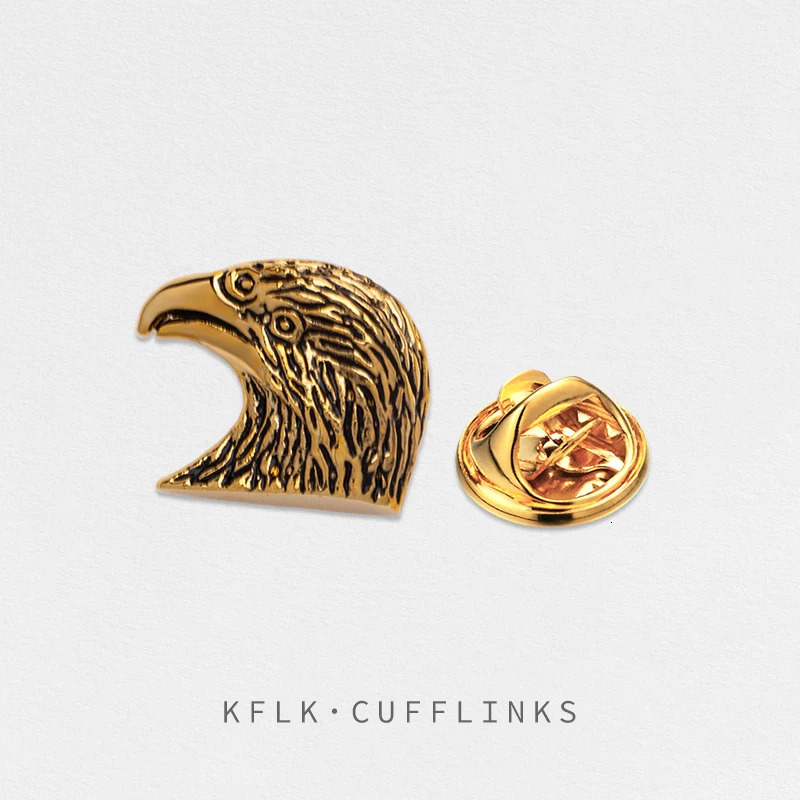 KFLK Fashion Eagle Brooch Pins Exquisite Brooches For Women Mens Costumes Badge Brooch Jewelry Wholesale 241230
