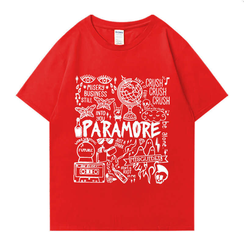 Rock band Paramore Doodle art journey album t-shirt