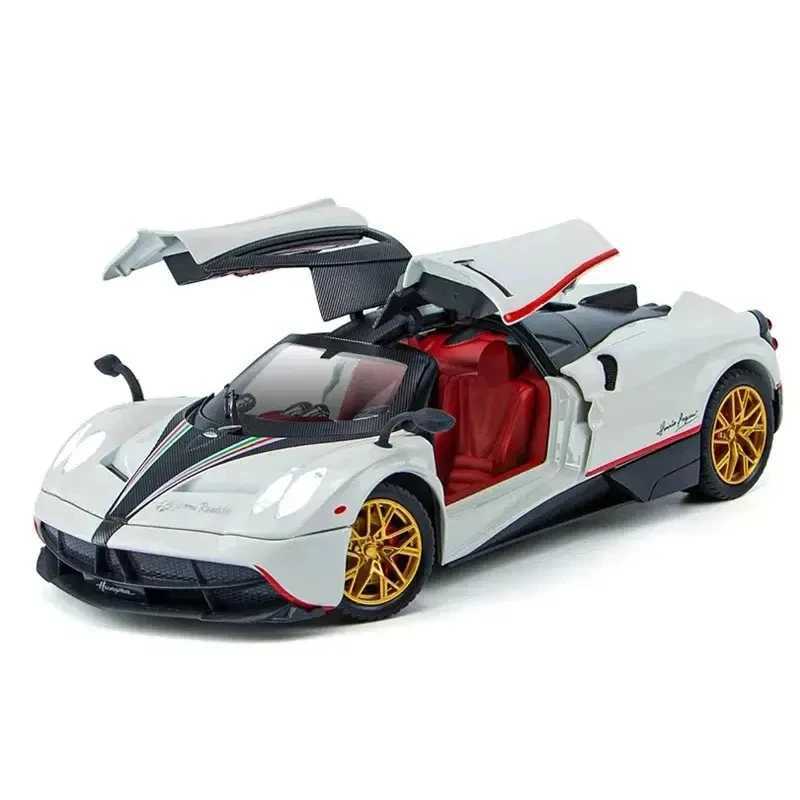 1 24 Car Alloy Model Super Sports Simulation Chinese Dragon for Pagani Childrens Toy Boy Collection Decoration Gift