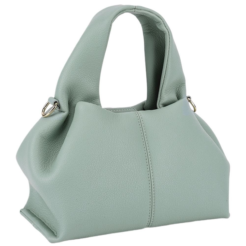 Fashion Clouds Shoulder Ladies Retro Crossbody French Niche Hundreds Pure Colour Lunchbox Bag PU Cartoon BagVoyage