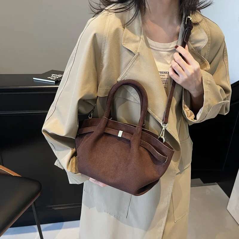 LEFTSIDE Small PU Leather Crossbody Bags With Short Handle For Women 2024 Y2k Korean Fashion New Top-Handle Bag Handbags
