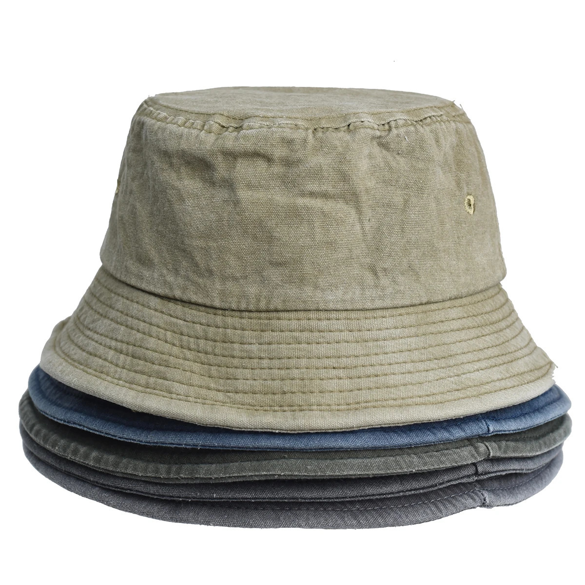 Fisherman Hat Vintage Washed Cotton Bucket Hats Outdoor Men Women Panama Hat Sun hat Fashion Hip Hop Gorros Bob Hat 250107