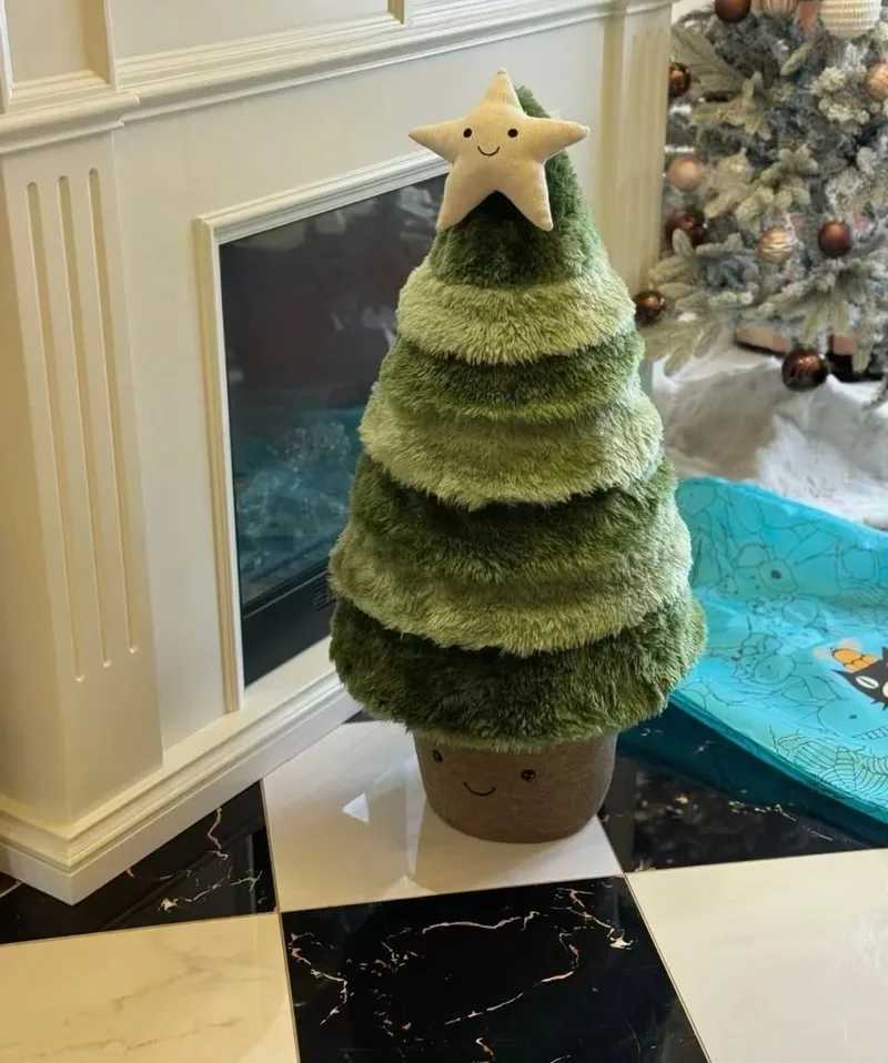 New 45cm Christmas Tree jellys Cat Doll Spruce Decoration Scene Toy Holiday Birthday Gift