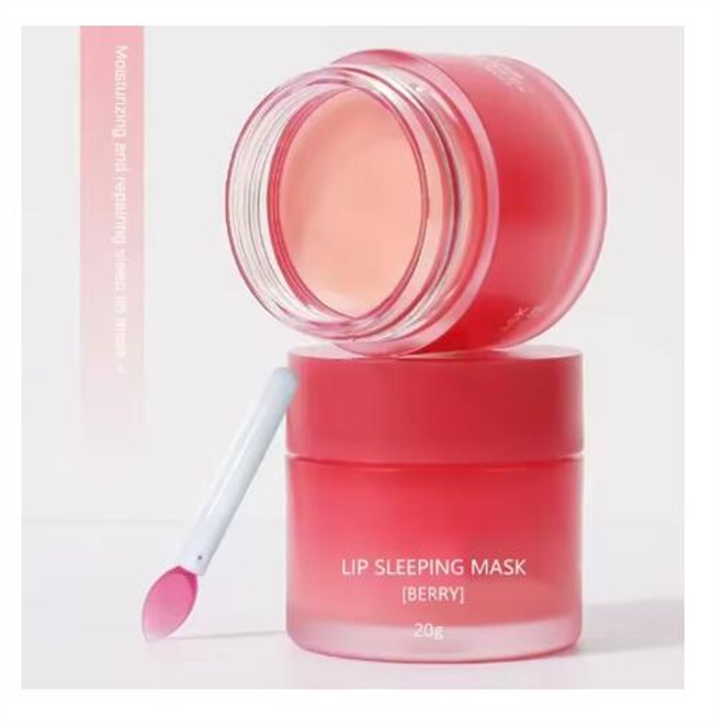 20g South Korea Lip Sleep Mask Night Sleep Maintenance Moisturizing Lip Gloss Bleach Cream Nourishing Lip Care Strawberry