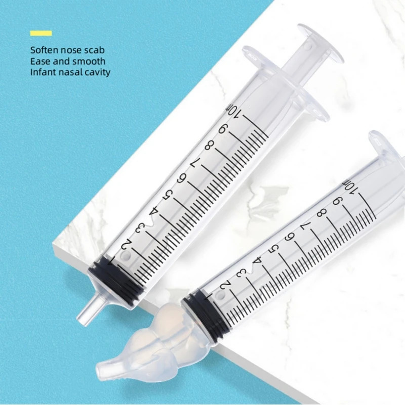 Baby Nasal Aspirator Professional Syringe Irrigator Kids Nose Cleaner Rinsing Device Reusable Washing for Children 241230z
