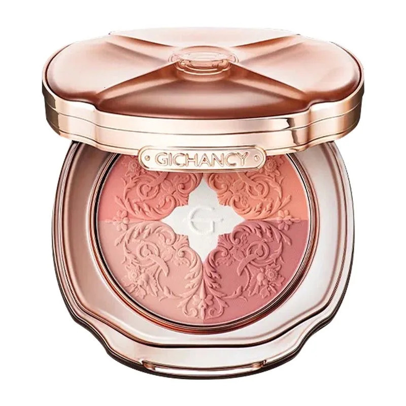 5 Colors Face Blush Palette Matte Mineral Blush Powder Bright Shimmer Matte Face Blush for Cheek and Eye Shadow Make-up 250108