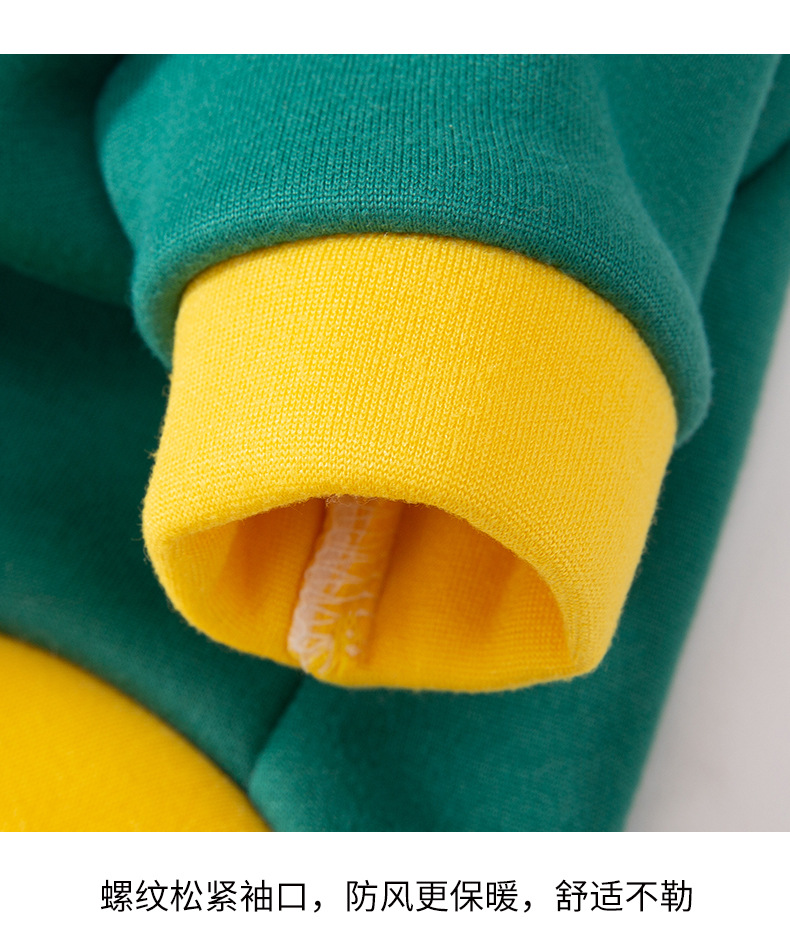 Spring and Autumn Cat Clothes Cartoon Three Little Bears Can Pull Dog Hoodies into Warm Clothing for Cats and Kittens