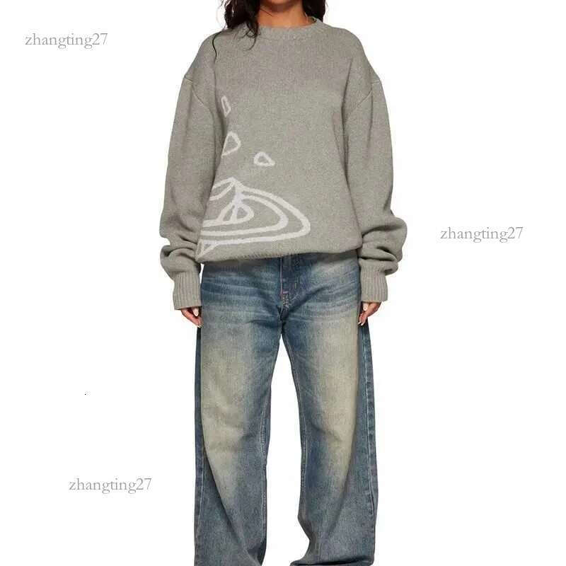 New Arrival Sweater Planet Cosmic Star Knit Jumper Youth Y2K Clothing TR Womens Black Hot Top Loose Foldable Clothing Z241111