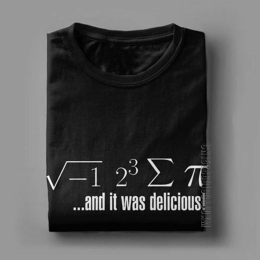 Man I ate some pies T-shirts math jokes basic O-rings short sleeved tops cotton T-shirts plus T-shirts M250108