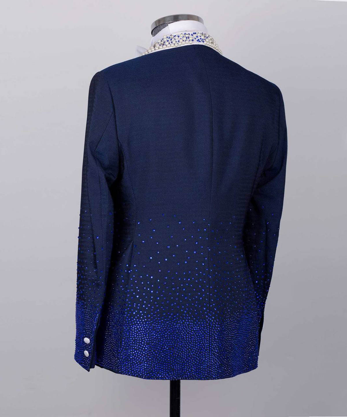 Modern Men Suits 2 Piece Set Jacket Pants Beaded Pearls Wedding Tuxedos Shawl Lapel One Button Party Event Groom suit Customized