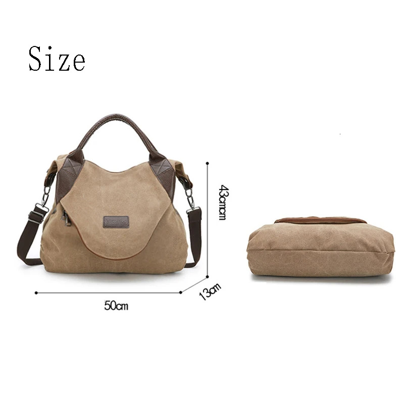 Korean Style Women Handbags Shoulder Bags Ladies Crossbody High Quality 2024 Classic Canvas Hand Bag