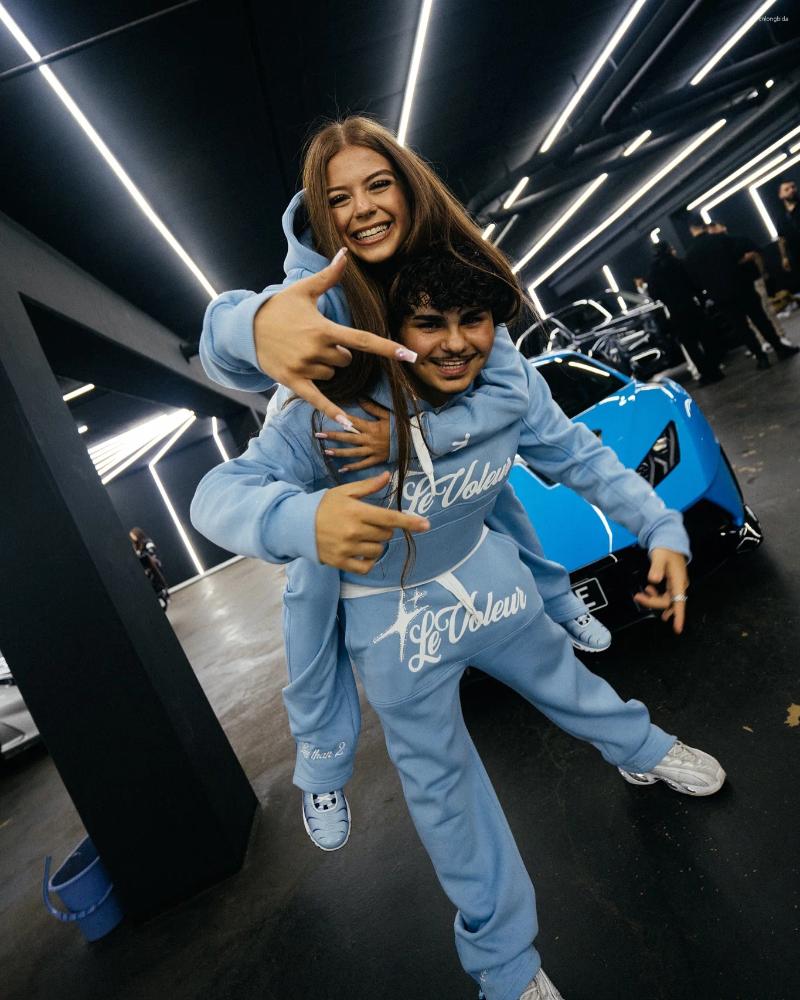 Men's Tracksuits Streetwear Hoodie Sweatpants Two Piece Set Men Women Hip Hop Letter Oversized Sweatshirt Lounge Pants
