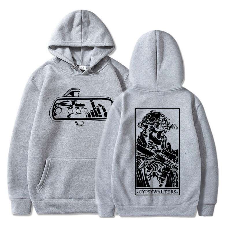 Men's hooded sweatshirt, unisex streetwear