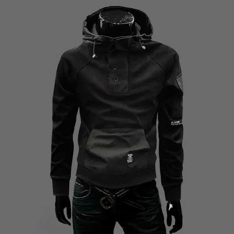 Mens hooded sweatshirt Korean white patchwork mens hooded sweatshirt warm new luxury funny welcome to trade 90s retro one-piece Y2k W250108