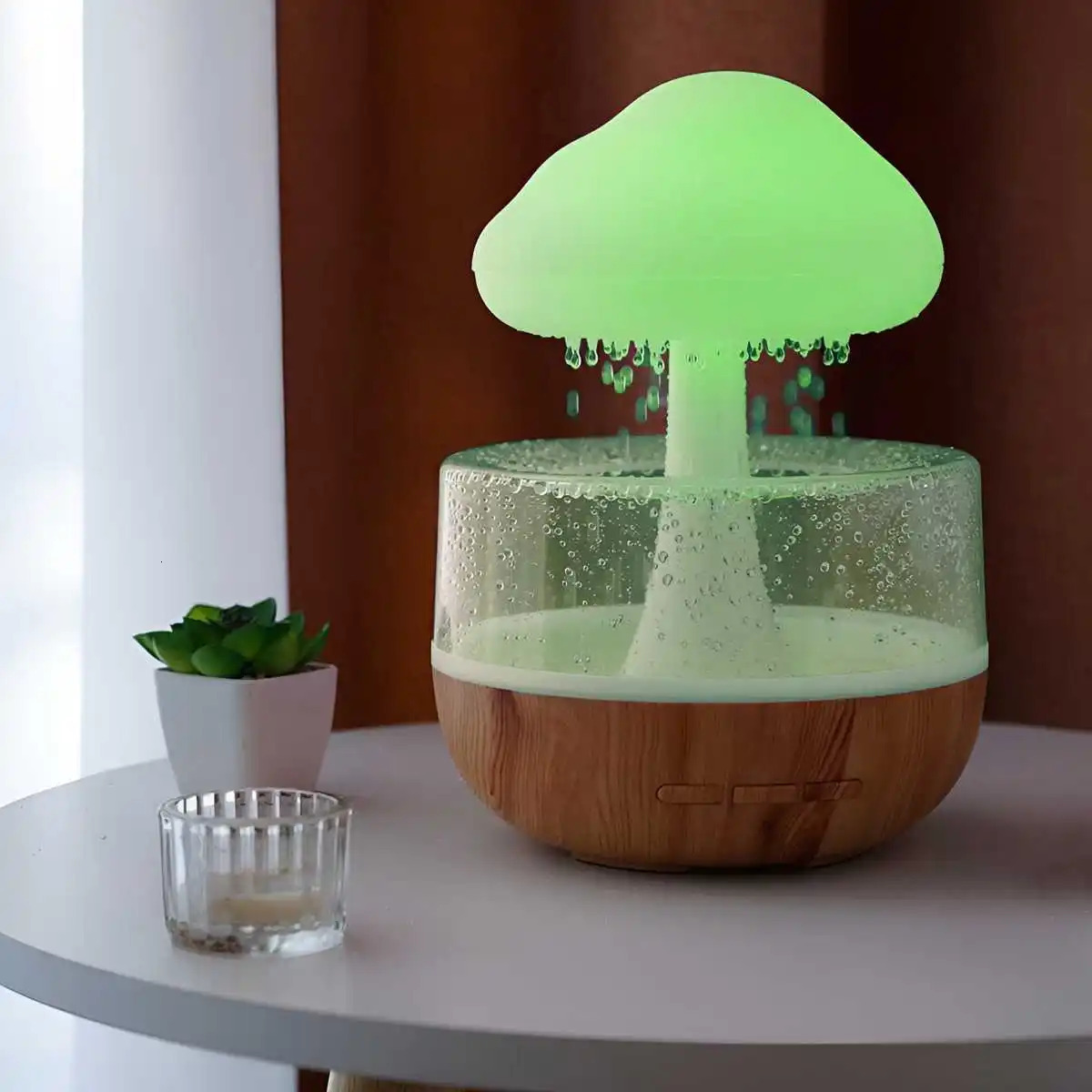 Mini Air Humidifier USB Electric Aroma Diffuser Essential Oil Purifier Aromatherapy Mist Maker Lights For Car Home Bedroom 250103