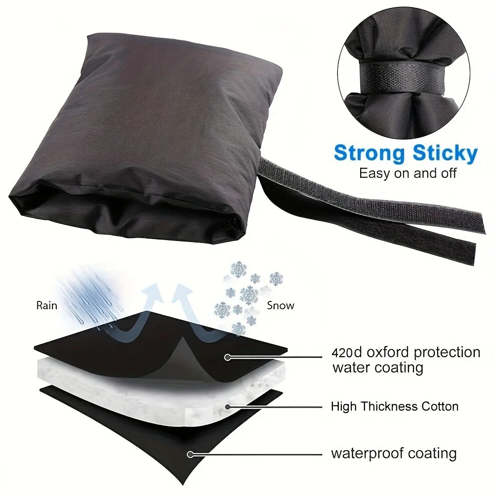2/4Pcs Winter Outdoor Faucet Cover Waterproof Garden Faucet Antifreeze Protective Socks Reusable Faucet Protective Cover 250106