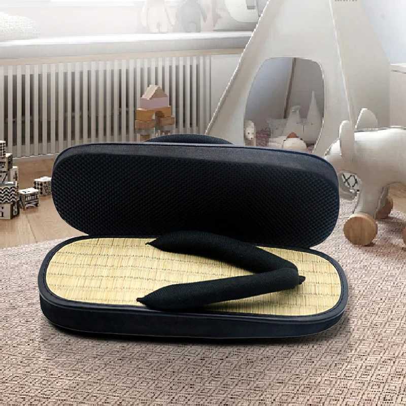 New Arrival Grass mens flip summer slippers Y-shaped clip on slippers sandals open toe Japanese thick soled slippers indoor T250108