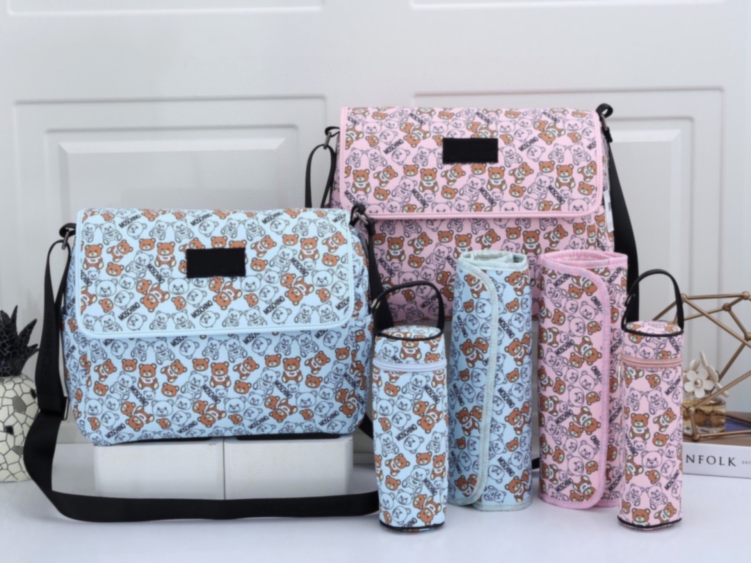Diaper Bags New Diaper Bags Mummy Baby Backpack With Folding Changing Station Portable Mommy Bag Stroller Straps For Travel Mummy Maternity N H250219