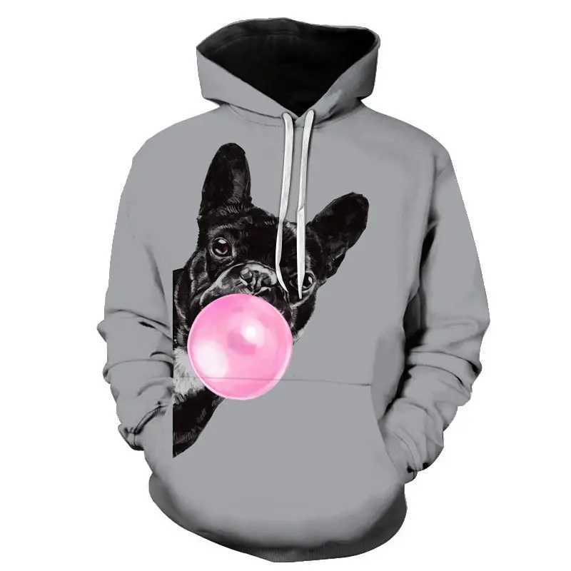 New Mens and Womens Hoodies Cute Husky 3D Dice Printed Fun Sportswear Fitness Weight Loss Mens Casual Street Comfortable Top W250108