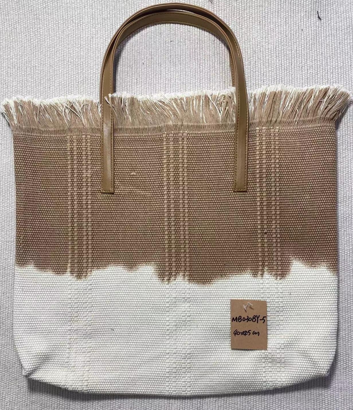 Eco-Friendly Handcrafted Linen Carryall Purse for Everyday Use