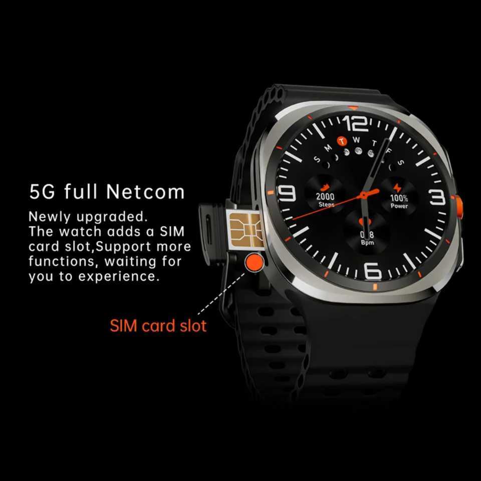 S7 Ultra 4G Smart Watch 1.6 Amoled Android 9.0 System Rotary Camera GPS WIFI App Download Global Calling SmartwatchXJ250108