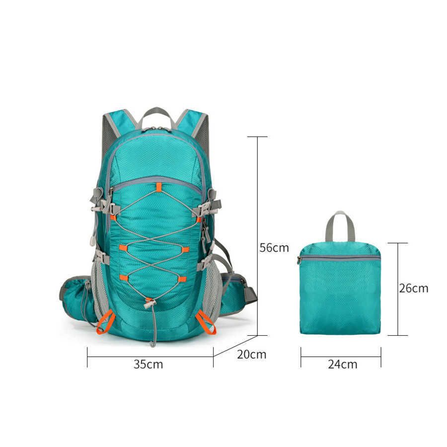 Outdoor Hiking Bag Large Capacity Hiking Camping Backpack Outdoor Travel Bag Foldable Portable Travelbag Daypack 240920