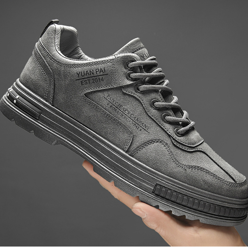 Man PU Leather Sneakers Shoes Men Autumn Outdoor Casual Trendy Leisure Male Designers shoe Low Help Lace Up Platform Walking Footwear ddmythur