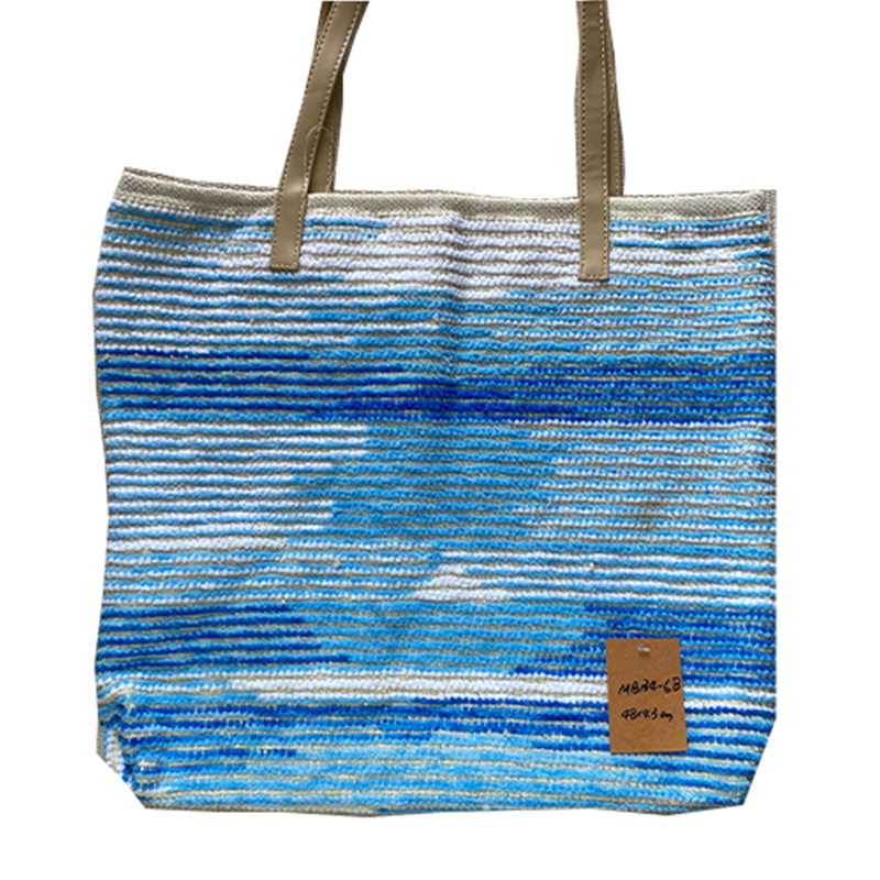 Vintage Style Handwoven Linen Shoulder Bag - Eco-Friendly Craftsmanship