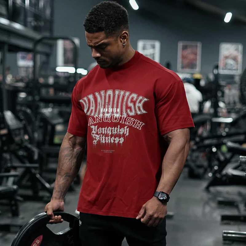 Sports new loose short sleeved T-shirt mens top pure cotton round neck fashionable casual street clothing trendy mens clothing M250108