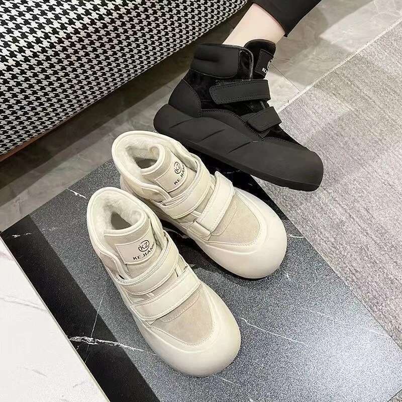 2024 NEW Women's Platform Autu mn Ne w Outdoor Casual Solid Design Sneakers Soft Comfortable Wal ki ng Sport Shoes