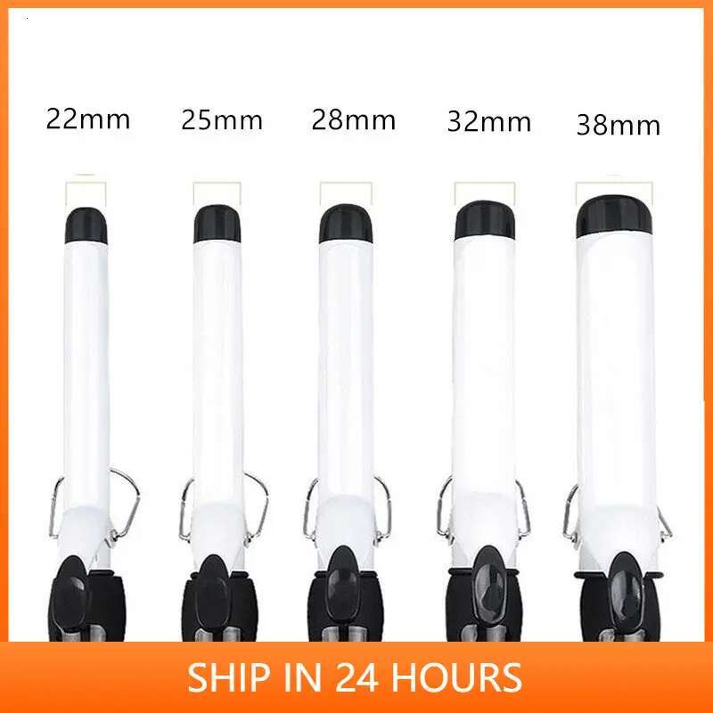 Professional 28mm 32mm 38mm LCD Curler Adjustment Temperature Curl Irons Curg Wand Roller Hair Styg Tools 40#