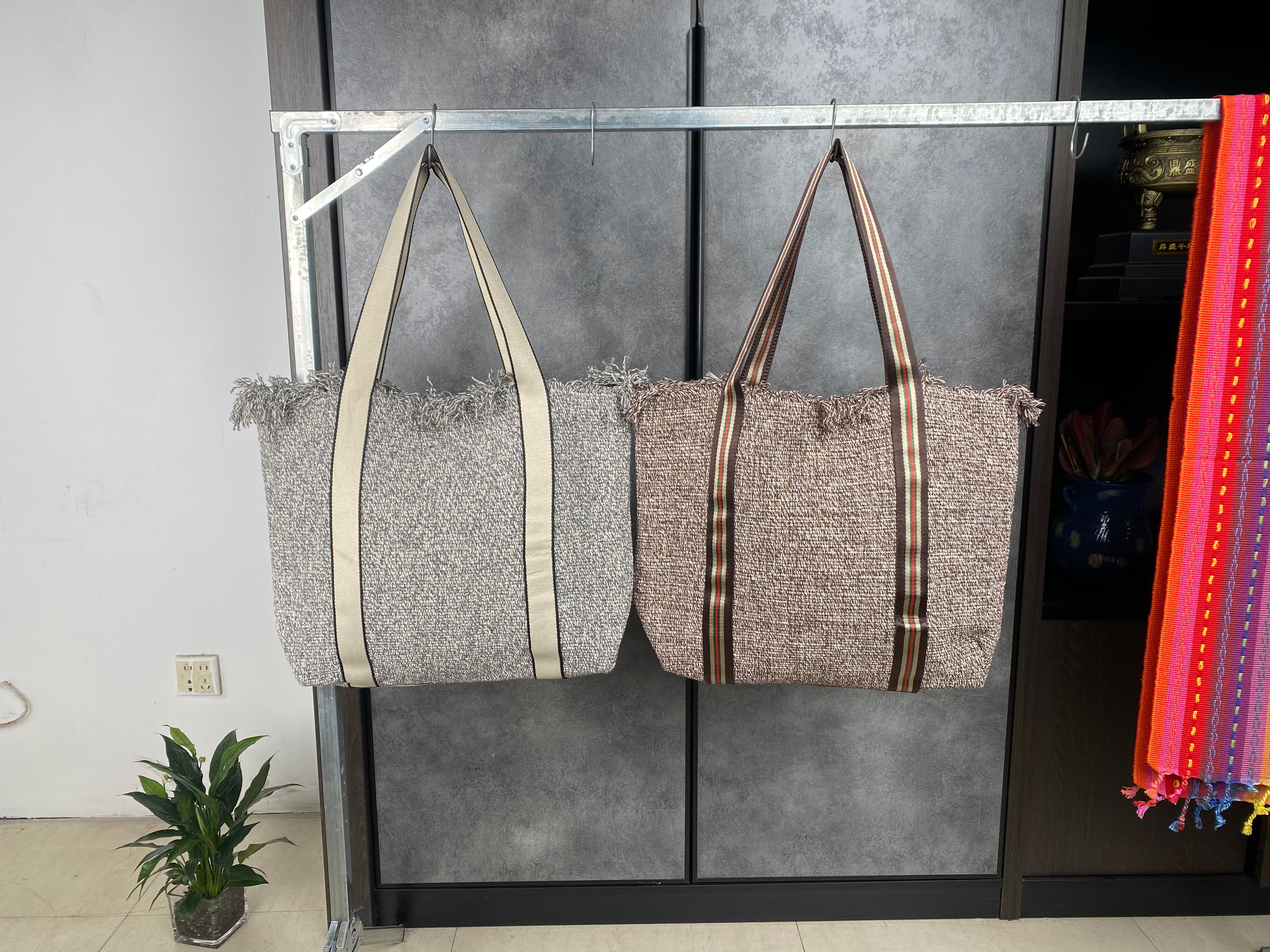 Eco-Friendly Old Style Linen Hiking Backpack