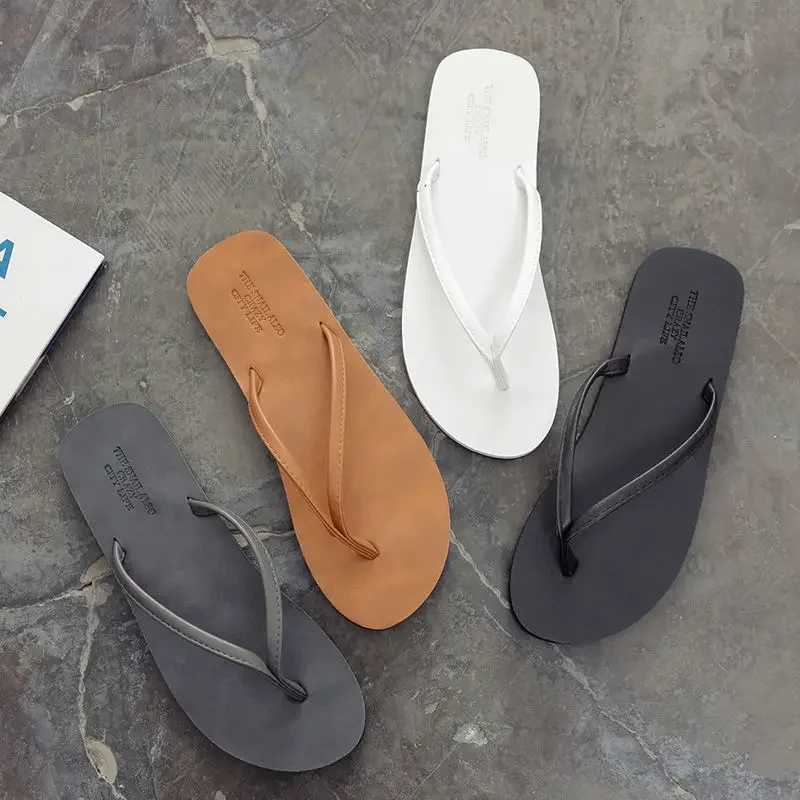 New Arrival Anti Slip New Couple Slippers Suitable for Outdoor Wearing in Summer Beach Feet Durable Simple and Fashionable Beach T250108