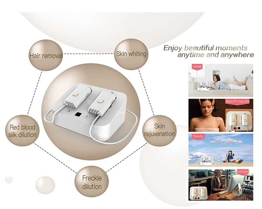 Profession 2 in 1 laser Hair Removal Whole Body Bikini laser Permanent Hair Removal laser Epilator Device Flashes PRECISION PLU