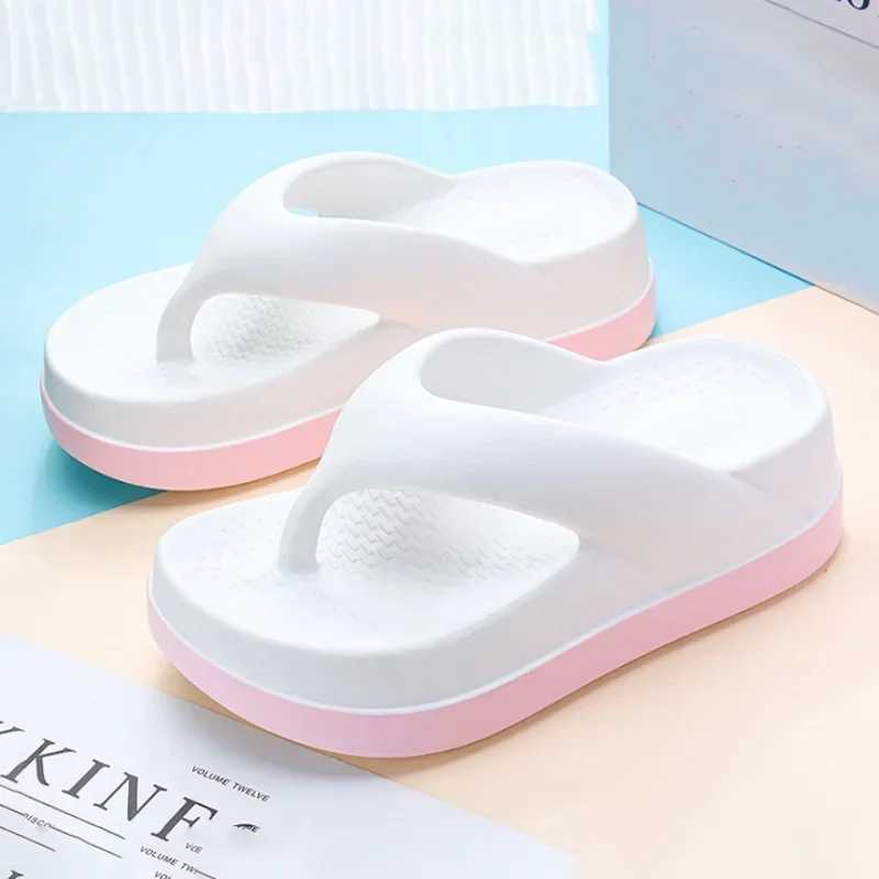 New Arrival Womens flip up popular design shoes trend casual platform sandals anti slip outdoor slippers unique function flat sandals T250108